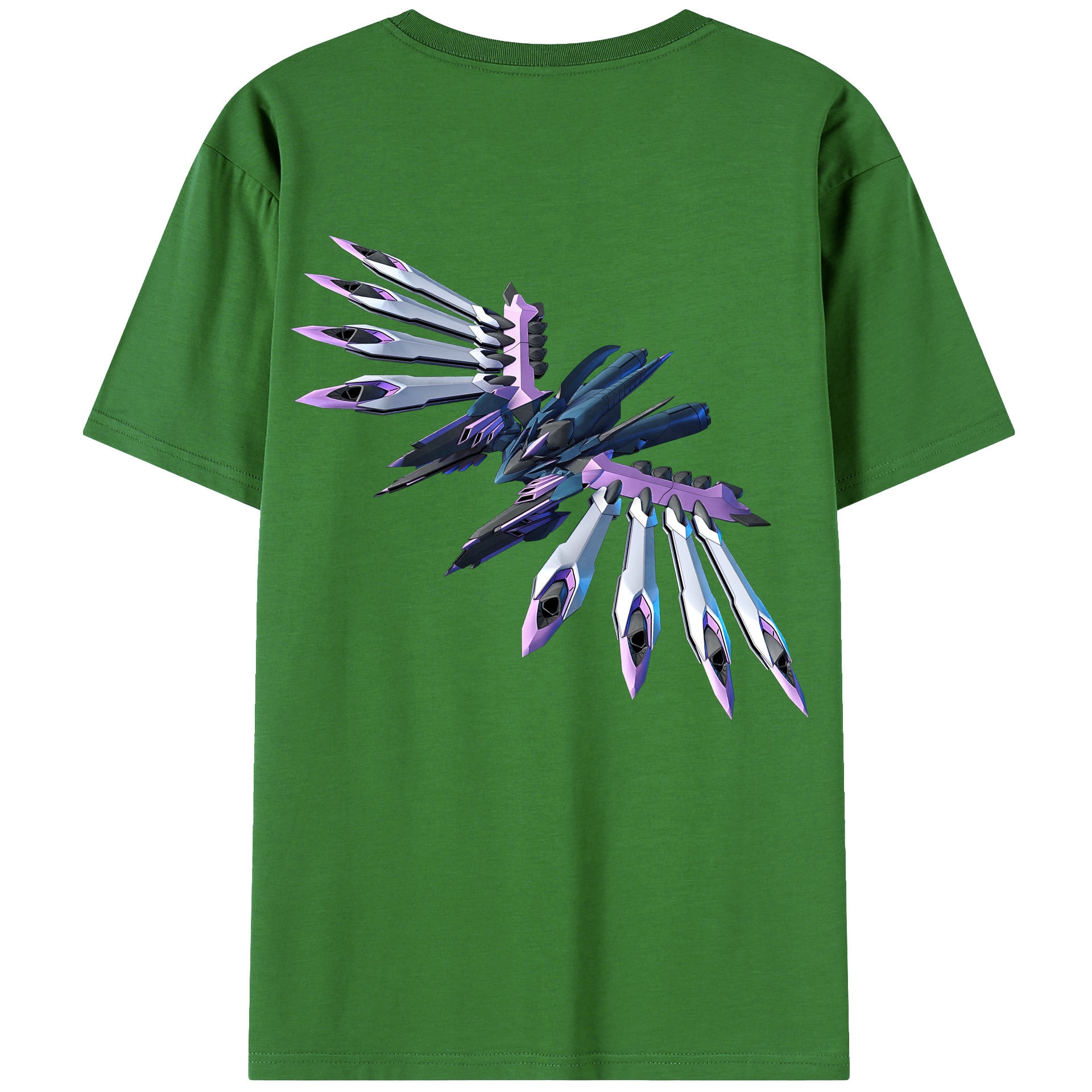 （画像用） 機動戦士ガンダム Mobile Suit Gundam レディース半袖Tシャツ(バックプリント)